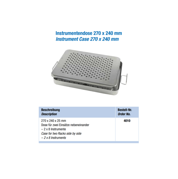Instrument Case 270 x 240 mm