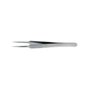 Flat Handle Forceps 11cm, 0.3mm, Straight (9mm)